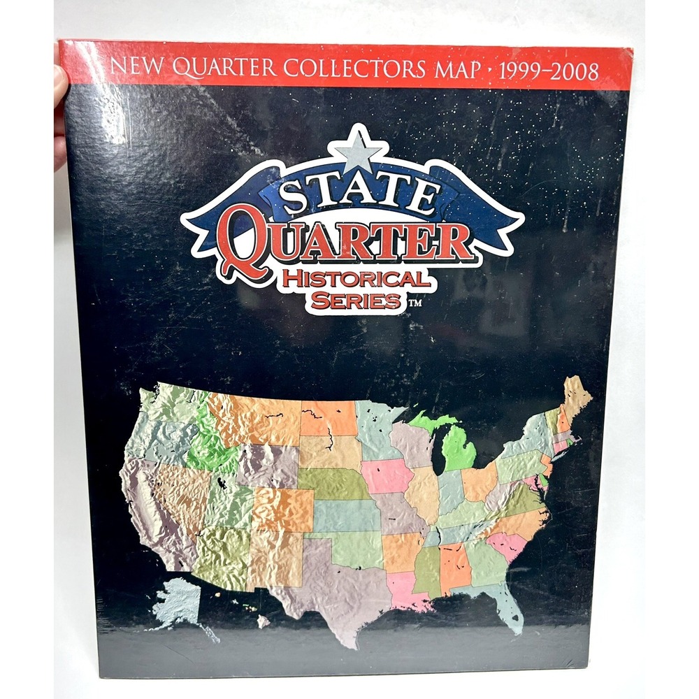 Premier Performance Group State Quarter Collection Map 1999-2008 (C9)